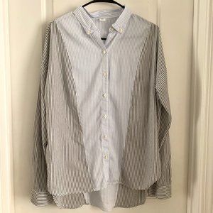 Old Navy stripes long sleeve button down shirt
